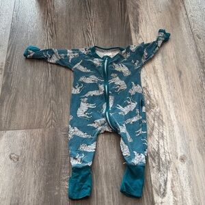 Bonds Teal Tiger Print Kids One Piece